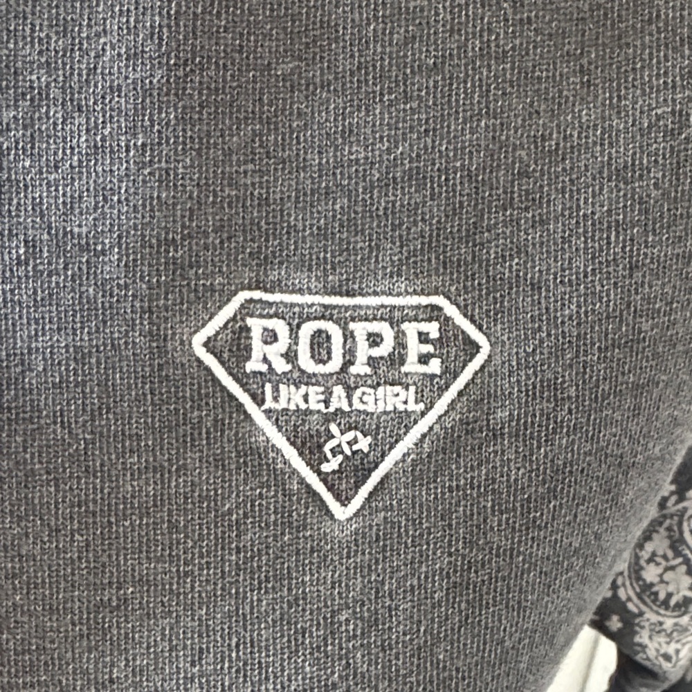 Hooey Gray Paisley Hoodie - Picture 2 of 7
